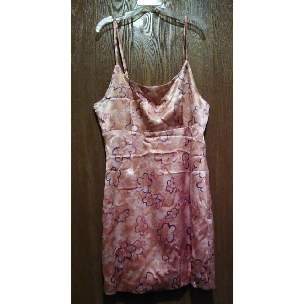 Womens Notch Slip Dress - Wild Fable -Size S Pink Floral New With Tags